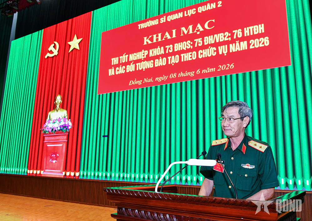 Trường Sĩ quan Lục quân 2 khai mạc thi tốt nghiệp năm 2026